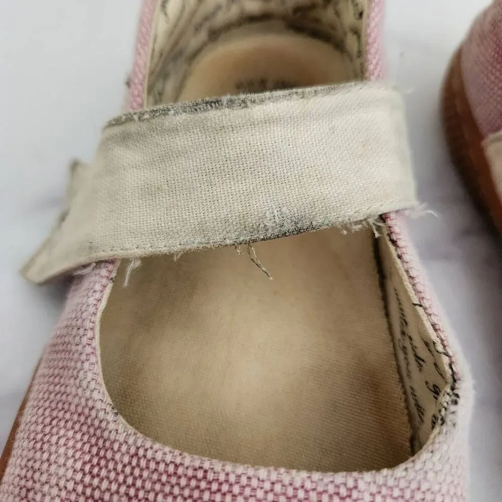 Livie & Luca Carta II light pink fabric mary jane easy to put on minimalist